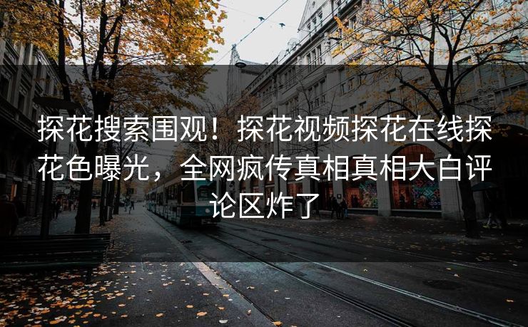 探花搜索围观！探花视频探花在线探花色曝光，全网疯传真相真相大白评论区炸了  第1张