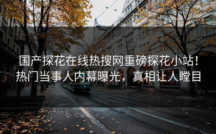国产探花在线热搜网重磅探花小站！热门当事人内幕曝光，真相让人瞠目