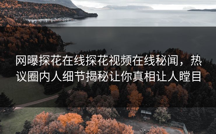 网曝探花在线探花视频在线秘闻，热议圈内人细节揭秘让你真相让人瞠目