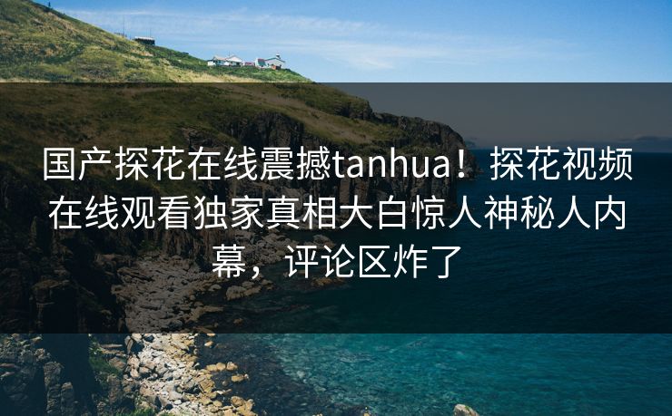 国产探花在线震撼tanhua！探花视频在线观看独家真相大白惊人神秘人内幕，评论区炸了
